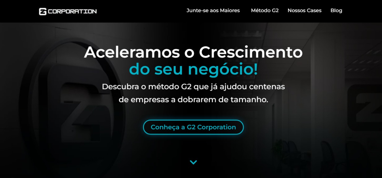 Landing Page desenvolvida por Alyson S.